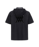 [Legacy Sale]  Men Lip Hoodie Short T-Shirt - Black
