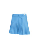 [Legacy Sale] Women's Ribbon Pleats Skirt - Aqua Blue