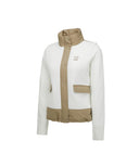 ANEW Golf Women's Knit Hybrid Down Jacket - Ivory