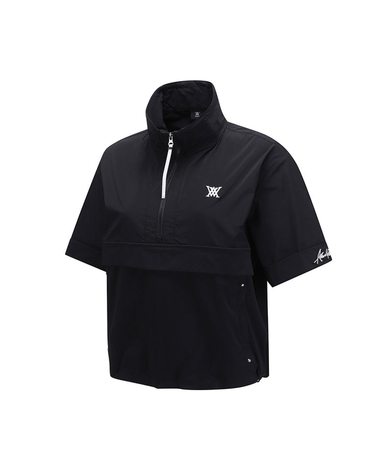 Anew Golf Women's Short Sleeve Anorak - Black