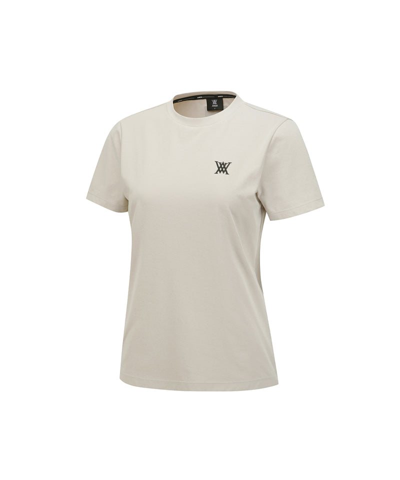 ANEW Golf Women's SM Essential Round Short  T-Shirt - Light Beige