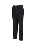 Men's Stitch Point Sraight Long Pants - Black