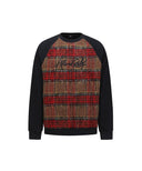Men's Check Point Sweatshirt - Black