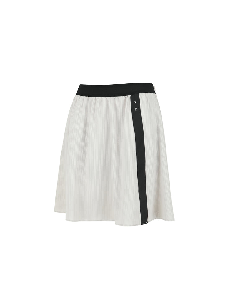 Anew Golf Women's SM Band Flare Skirt - Light Beige