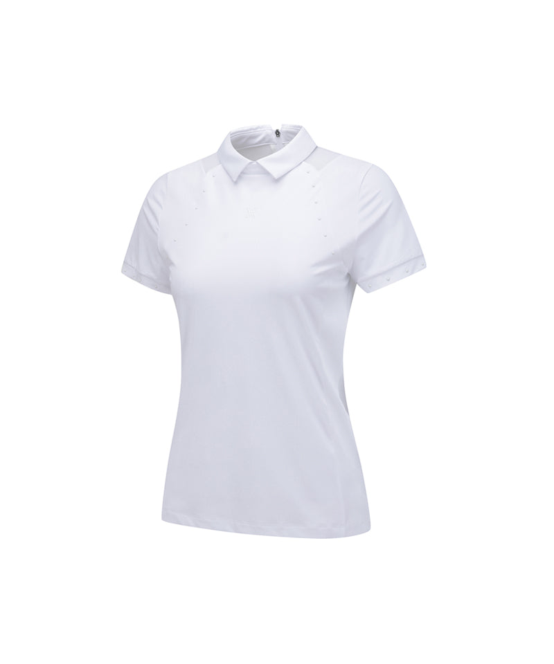 ANEW Golf Women's SM Hybrid Short T-Shirt - White