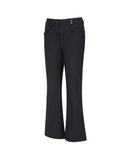 Women's V-Line Incision Boots Cut L/PT - Black
