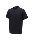 [Signature] Men's Woven Mix Crew Neck - Black