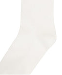 Women's Two Line Points Knee Socks - Off-White