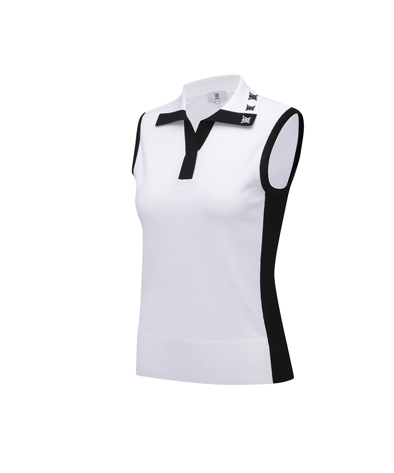 Women's Back Signature Logo Sleeveless - White