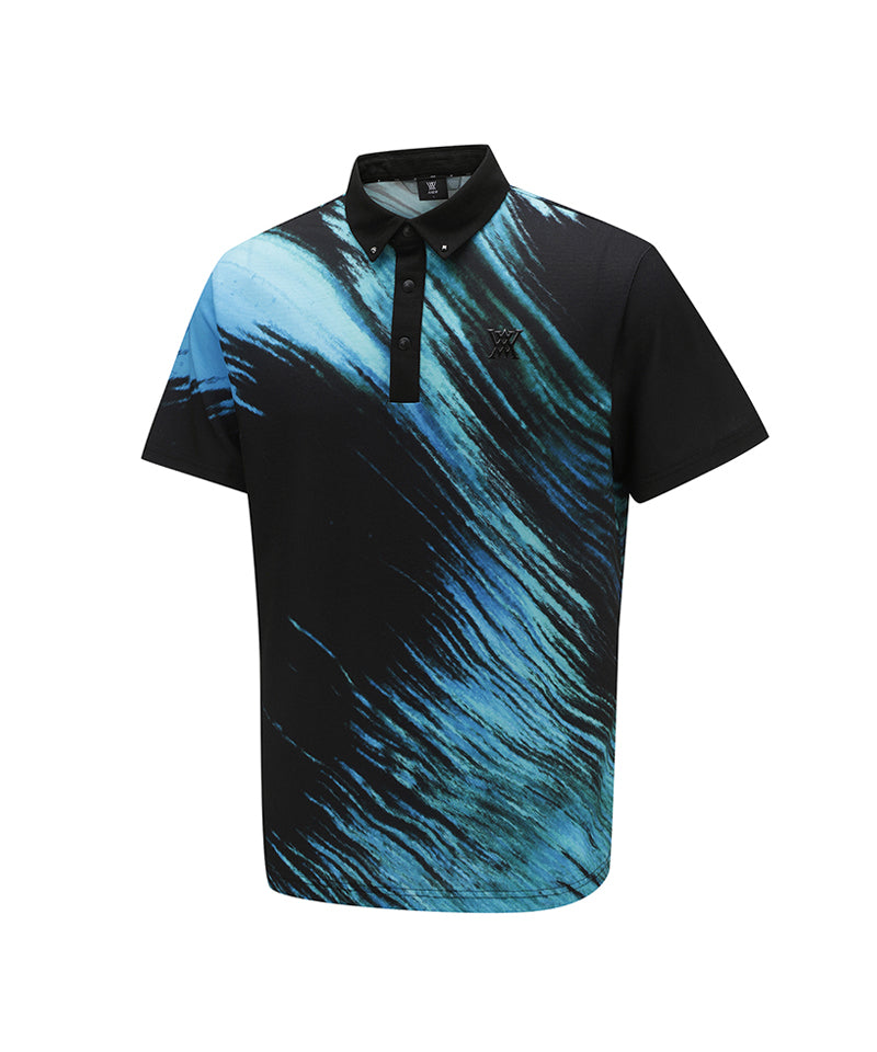 Men New Graphic T-Shirt - Black