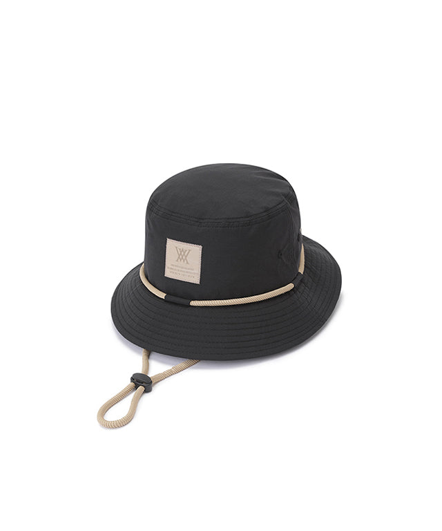 Unisex Loop Colour Bucket Hat - Black