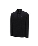 Men's Camo Pattern Long T-Shirt - Black