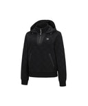 Women's Logo Pattern Anorak - Black