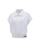 ANEW Golf Women's SM Short Sleeve Anorak Jacket - White