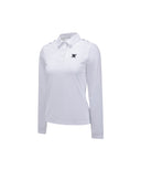 ANEW Golf Women's SP Signature Logo Hybrid Long T-Shirt - White