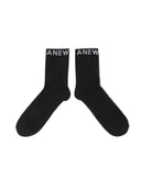 ANEW Golf Men's Essentials Medium Neck Socks - Black