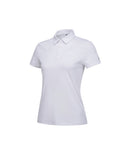 ANEW Golf Women's SM Black Finish Jacquard Short T-Shirt  - White