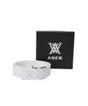 Men's Textus Auto Belt - White