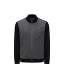 Men's Woven Hybrid Sweater Cardigan - Black