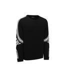 Men's Logo Sleeve Crewneck Sweater - Black