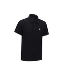Men's Wave Textured Transition Short Sleeve T-Shirts - Black