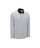 Men's Contrast Collar T-Shirt - Light Grey