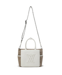 Women's Two Tone Tote Bag - Ivory