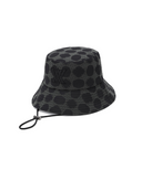 Uni Seasonal Pattern Bucket Hat - Black