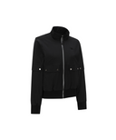 Women's Multi Pocket Blouson Jacket - Black
