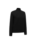 Women's Logo Pattern Turtleneck Sweater - Black