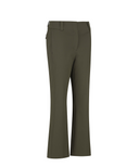 Women's Semi Boot Cut Pants - Dark Khaki
