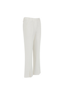 Women's Slit Boot Cut Pants - Ivory