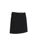 Women's Logo Embo A Line Skirt - Black
