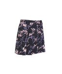 Women's Camo Pattern Pleats Skirt - Light Pink