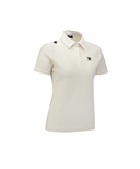 Women's Wave Textured Transition Short Sleeve T-Shirts - Cream