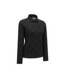 Women's Logo Pattern T-Shirt - Black