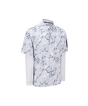 Men's Abstract Layered T-Shirt - White