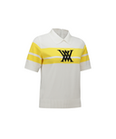 Women's Abstract Color Block Sweater - White