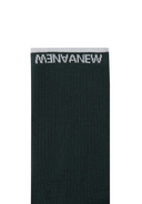 Men's Basic Middle Socks - Dark Green