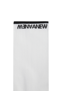 Men's Basic Middle Socks - White