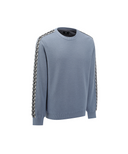 Men's Sleeve Tape Windproof Sweater - Light Blue