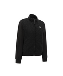 Women's Boucle Padded Sweater Cardigan - Black