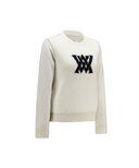 Women's Windproof Big Logo Sweater - Ivory