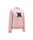 Women's Windproof Big Logo Sweater - Light Pink