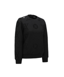 Women's Logo Pattern Sweatshirt - Black