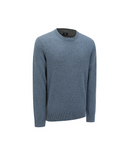 Men's Cashmere Round Sweater - Light Blue