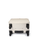 Uni Stud Vintage Wheel Boston Bag - Ivory