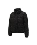 Women's Logo Jacquard Down Jacket - Black