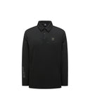 Men's Back Signature Logo Long T-Shirt - Black