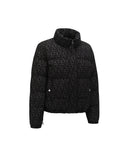 Women's Logo Jacquard Down Jacket - Black